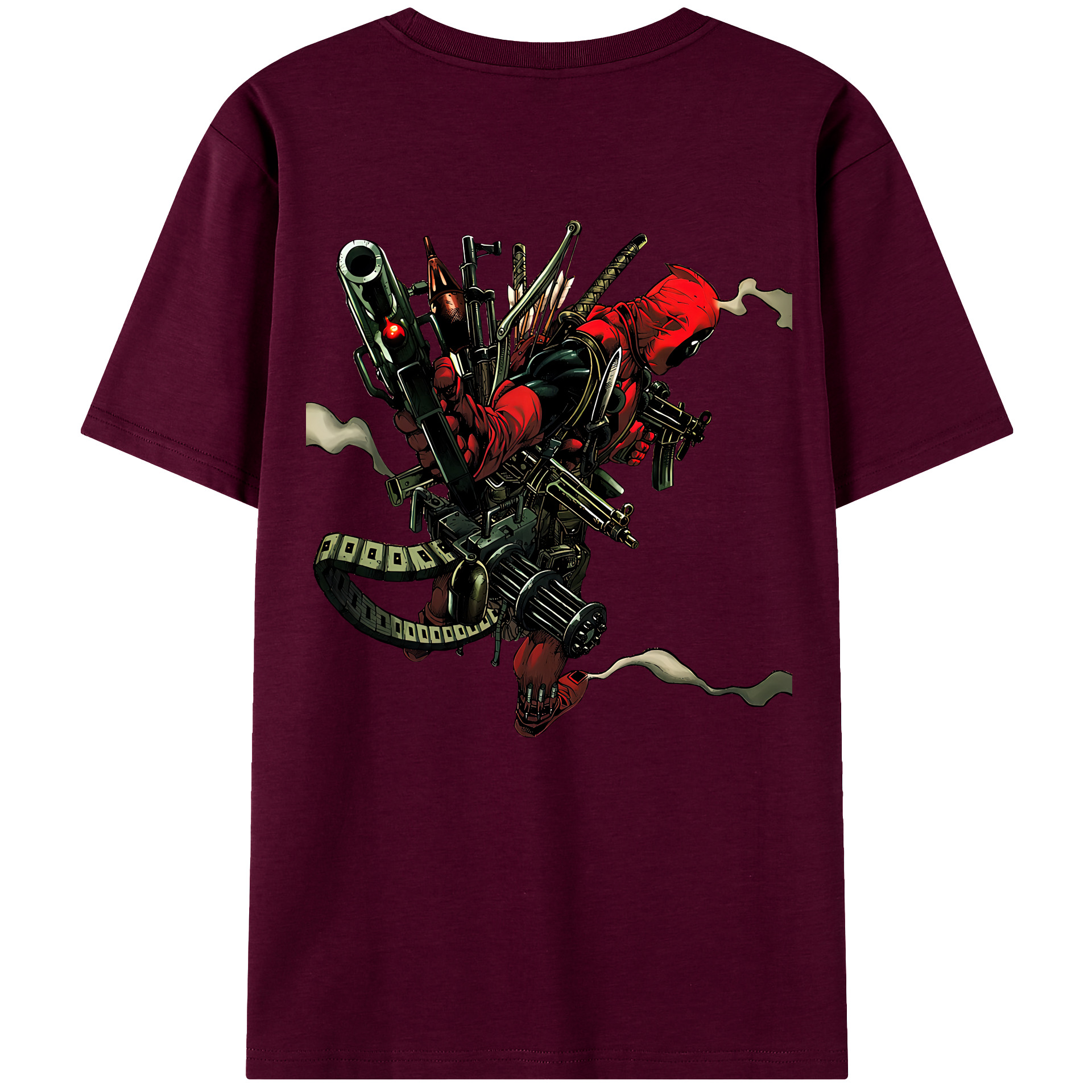 （画像用） Deadpool デッドプール レディース半袖Tシャツ(バックプリント)